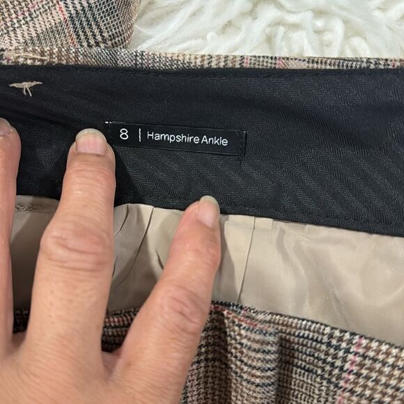TALBOTS HAMPSHIRE ANKLE PANTS NWT  STRAIGHT LEG ANKLE LENGTH SITS WAIST SIZE 8 - Picture 7 of 11